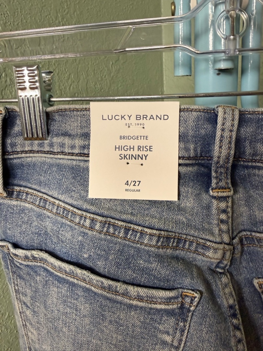 Lucky Brand Light Blue Embroidered Skinny Jeans - Picture 8 of 10